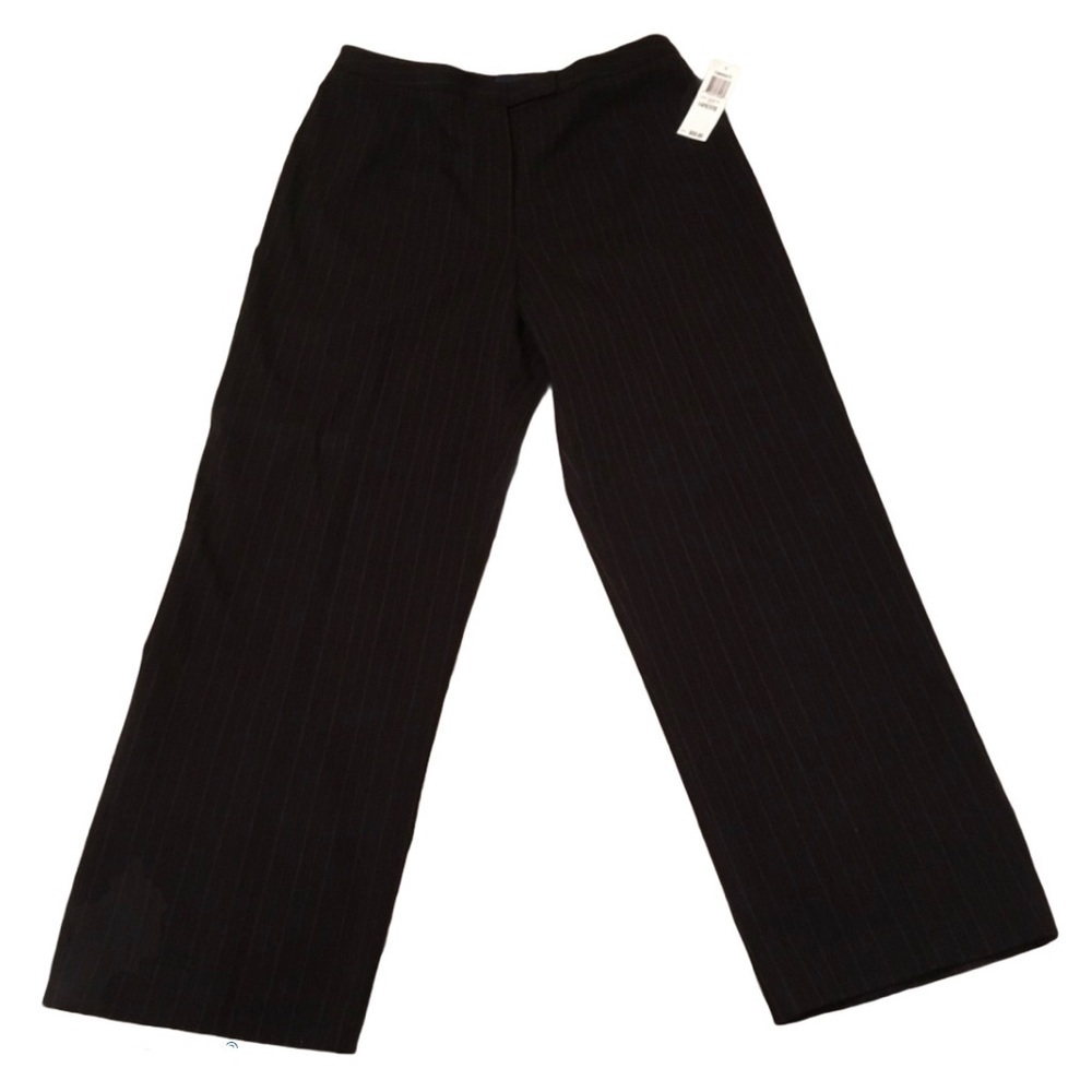 NWT! Charter Club Black Striped Pants - 14P